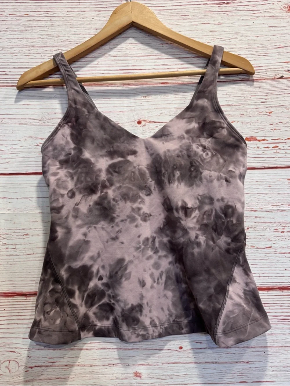 Lululemon Align Tank Top in Diamond Dye Mink Bery Lunar Rock Shadow Grey Sz 8